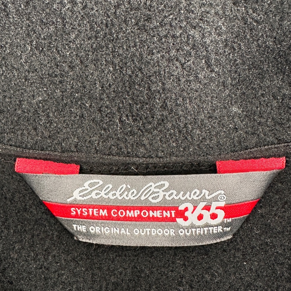 Eddie Bauer Mens Medium Fleece Vest System Component 365‎ Black - Picture 5 of 9